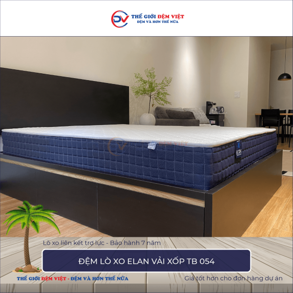 Đệm lò xo Elan vải xốp TB 054